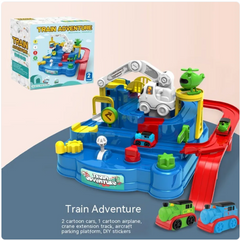 Children's Adventure Train Set Toy for Car Entrance